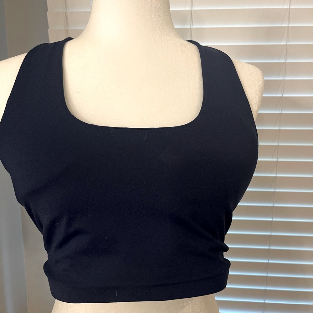 Fabletics navy sports bra